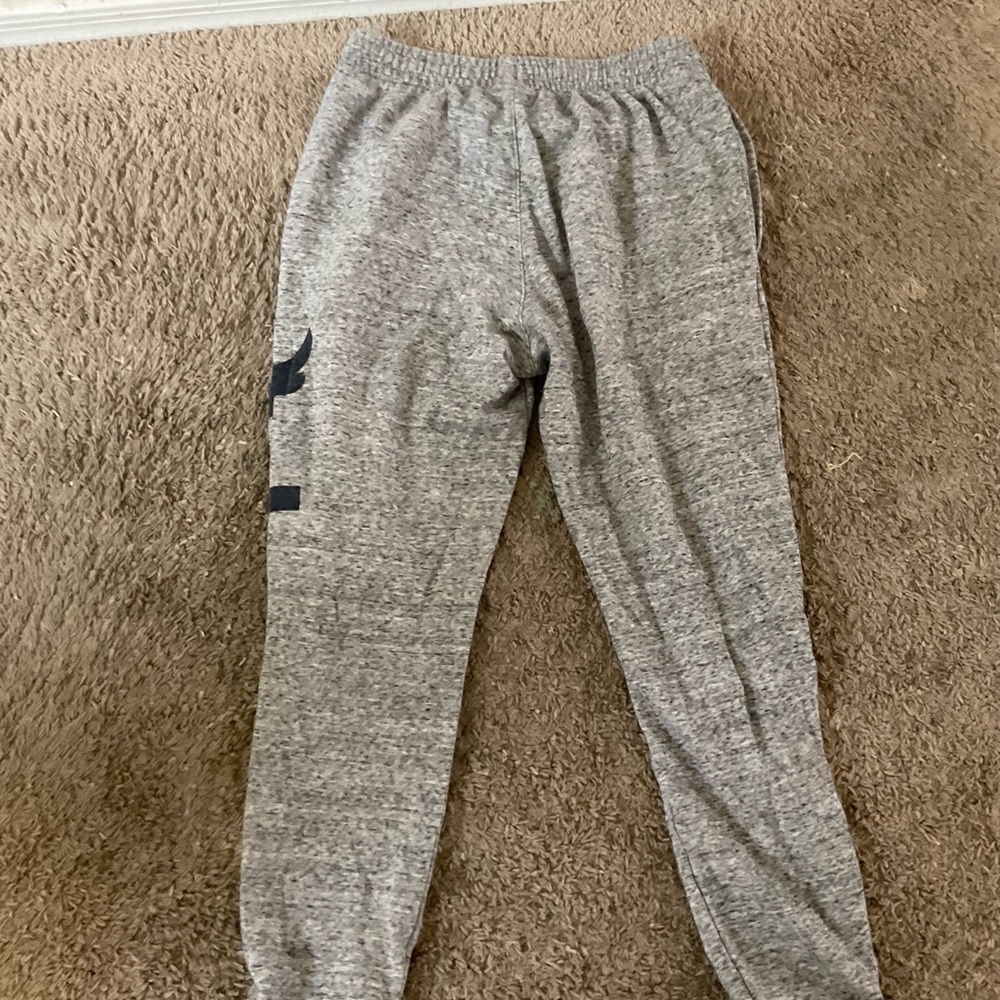 Men’s used project rock under armour joggers grey size L large sweat pants - Picture 3 of 4